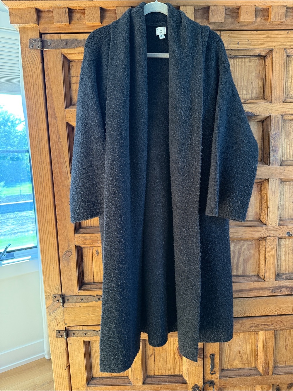a new day Black Open-Front Long Cardigan